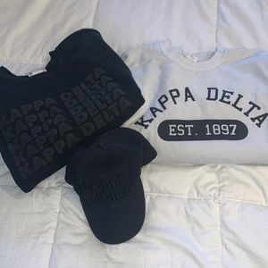 Kappa Delta Bundle - 2 Sweatshirts + Hat